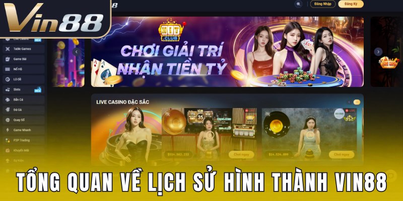 Tổng quan về lịch sử hình thành thương hiệu Vin88